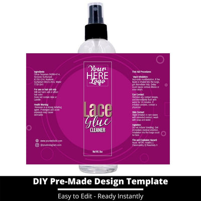 Lace Glue Cleaner Template 86