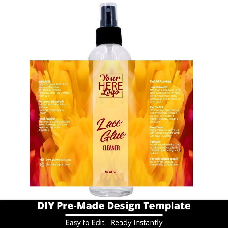 Lace Glue Cleaner Template 88
