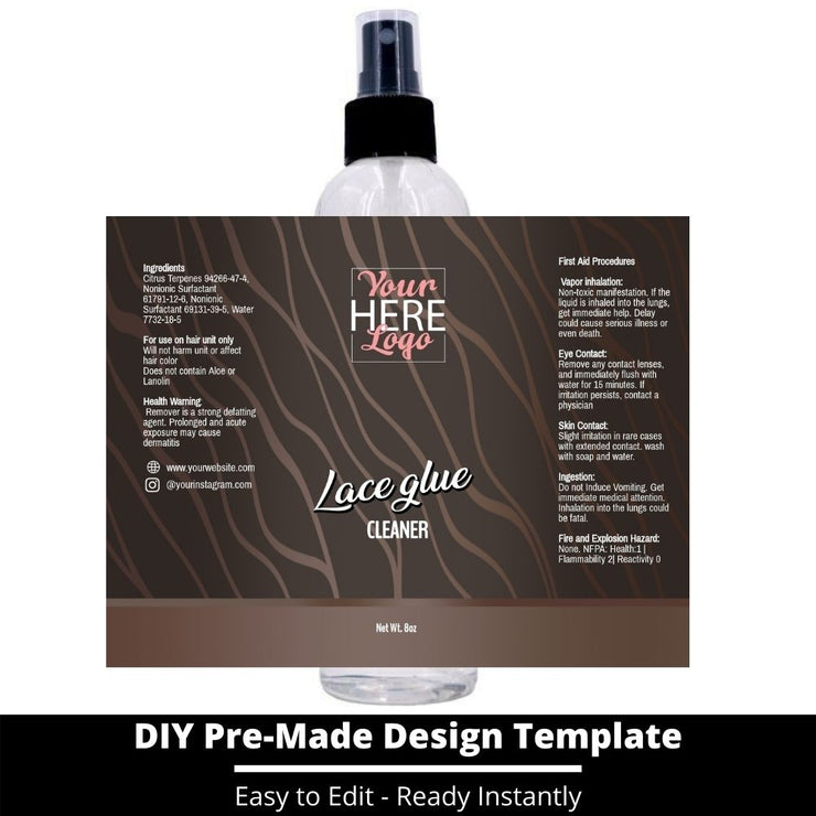 Lace Glue Cleaner Template 8