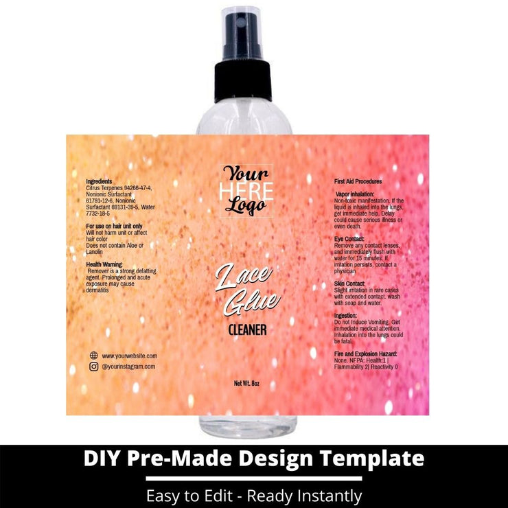 Lace Glue Cleaner Template 98