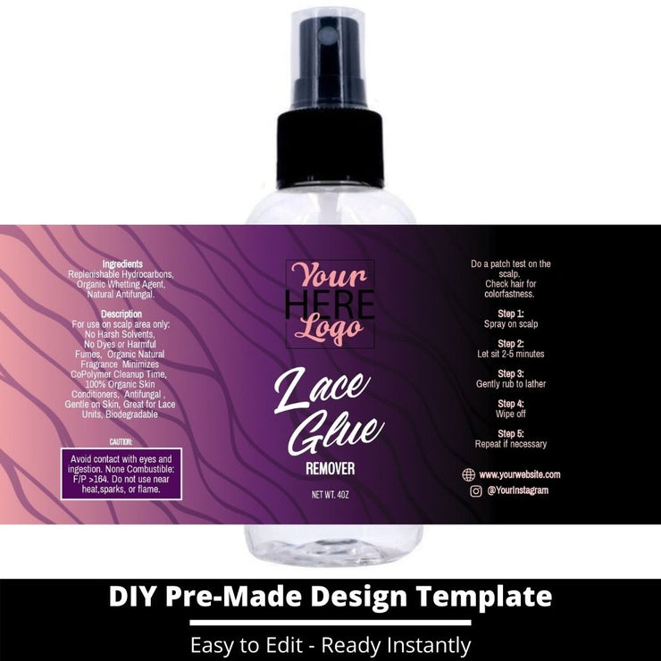 Lace Glue Remover Template 1