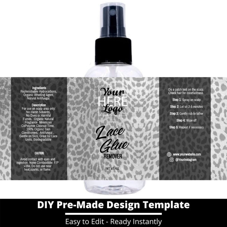 Lace Glue Remover Template 100