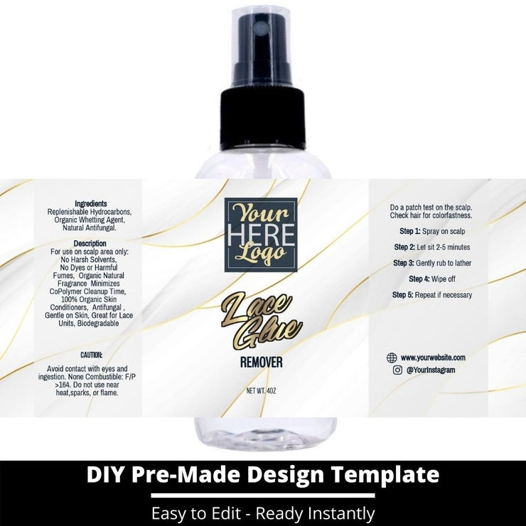 Lace Glue Remover Template 103