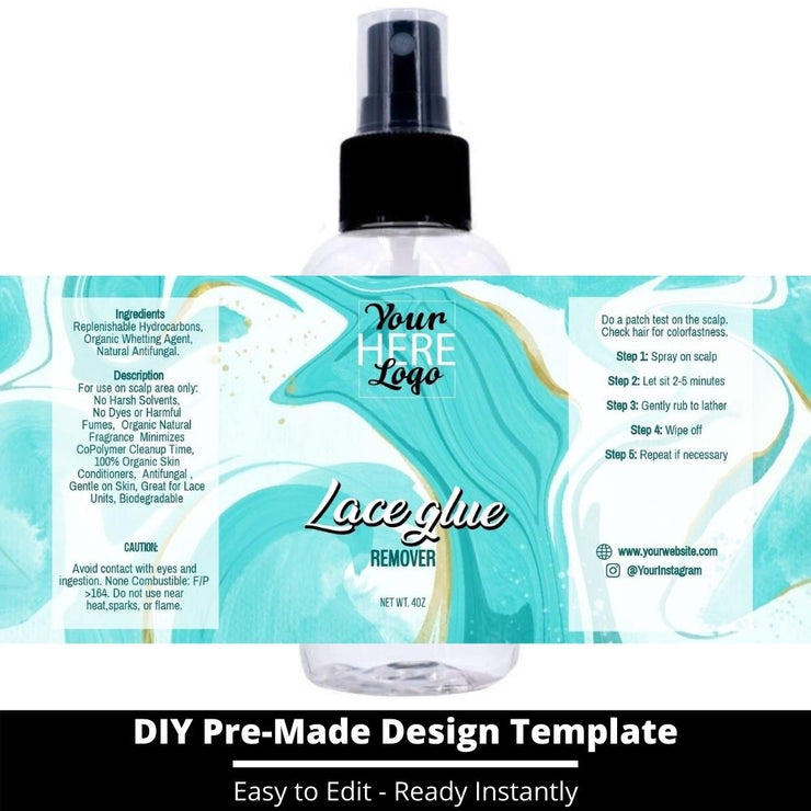Lace Glue Remover Template 106