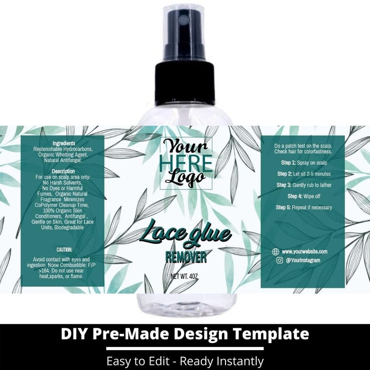 Lace Glue Remover Template 107