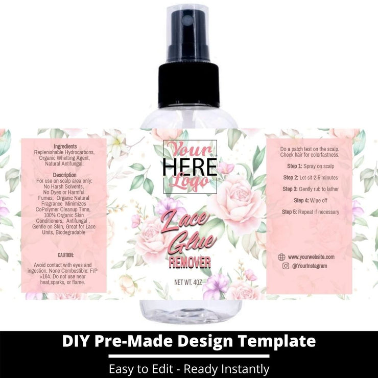 Lace Glue Remover Template 108