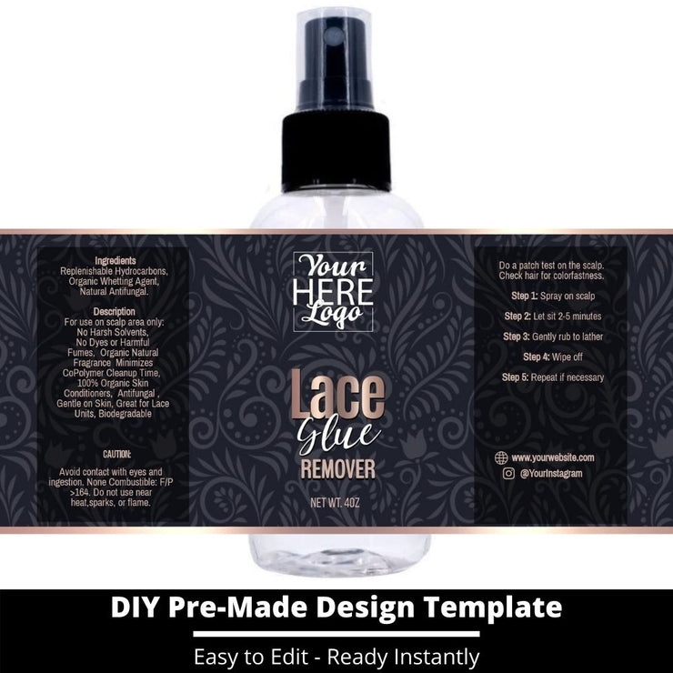Lace Glue Remover Template 111