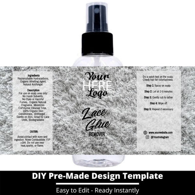 Lace Glue Remover Template 114