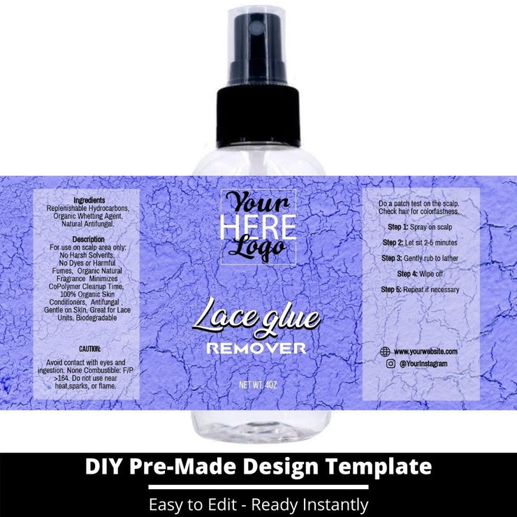 Lace Glue Remover Template 119
