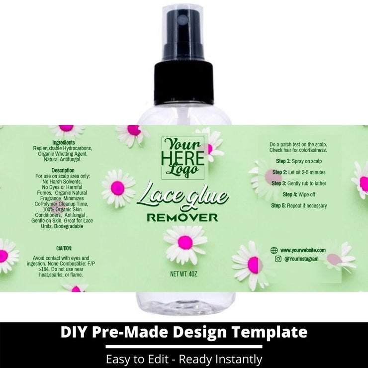 Lace Glue Remover Template 124