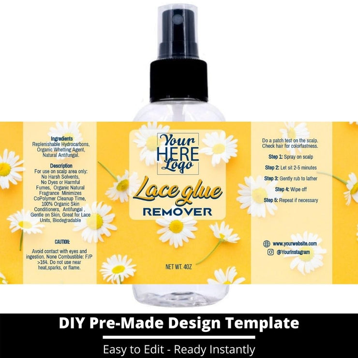 Lace Glue Remover Template 127