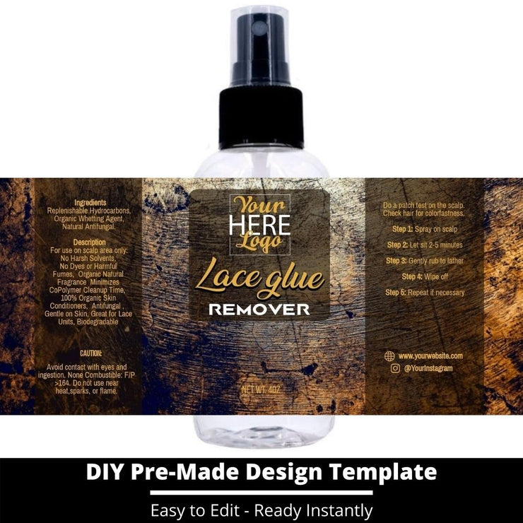 Lace Glue Remover Template 128