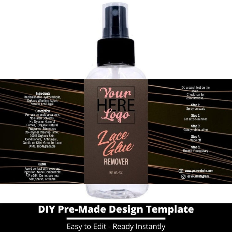 Lace Glue Remover Template 12