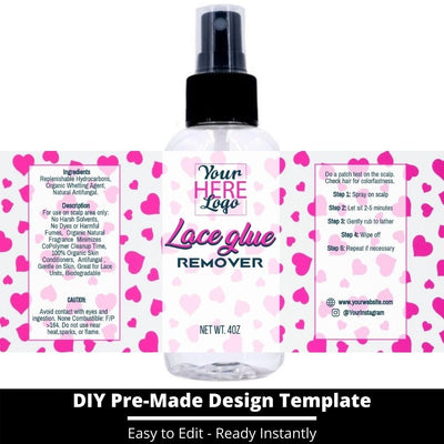 Lace Glue Remover Template 134