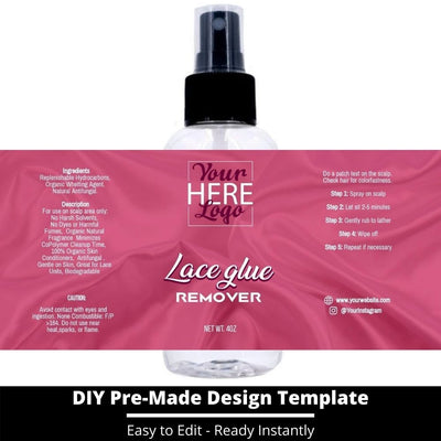 Lace Glue Remover Template 135