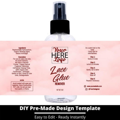 Lace Glue Remover Template 143