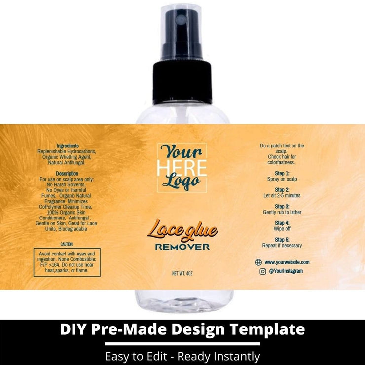Lace Glue Remover Template 145