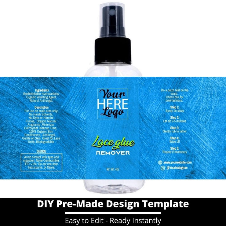 Lace Glue Remover Template 147