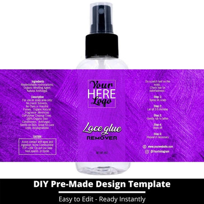 Lace Glue Remover Template 148