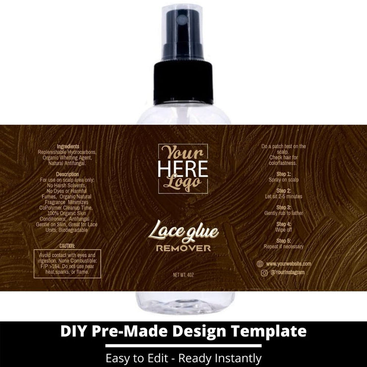 Lace Glue Remover Template 151