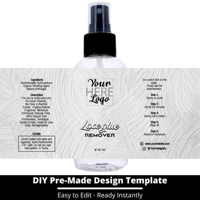 Lace Glue Remover Template 153