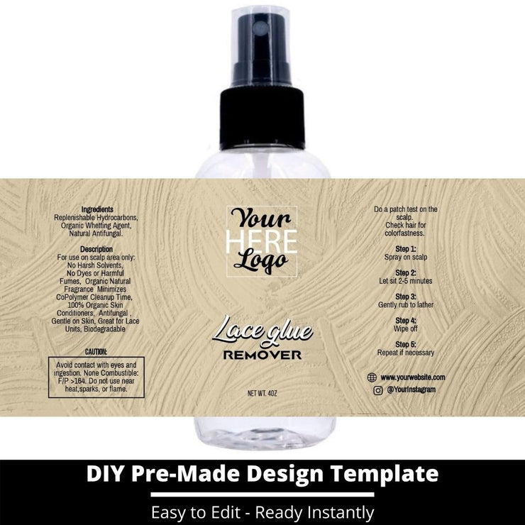 Lace Glue Remover Template 154