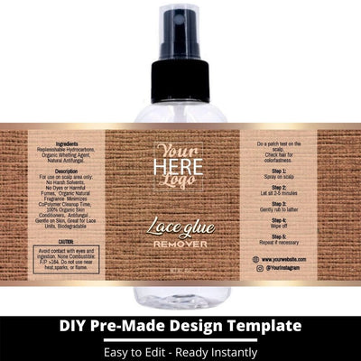 Lace Glue Remover Template 156