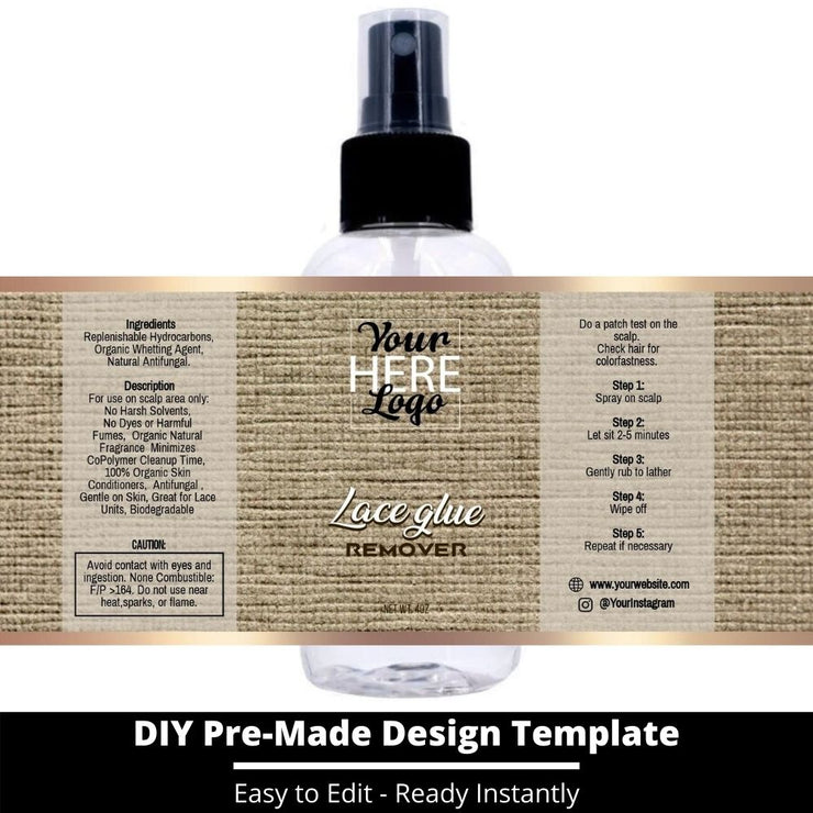 Lace Glue Remover Template 157