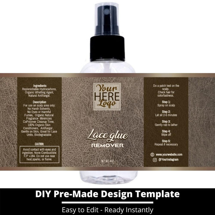 Lace Glue Remover Template 158