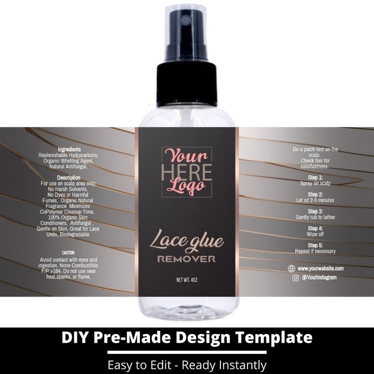 Lace Glue Remover Template 15