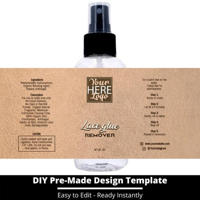 Lace Glue Remover Template 160