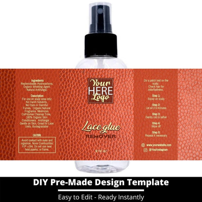 Lace Glue Remover Template 162