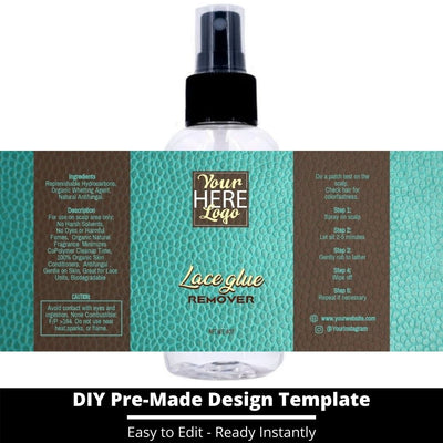 Lace Glue Remover Template 163