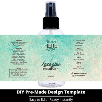 Lace Glue Remover Template 166