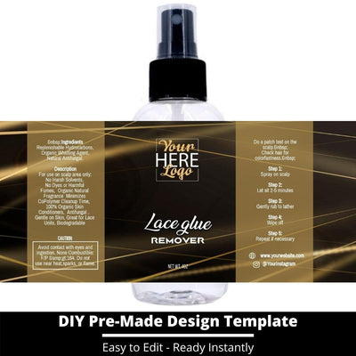 Lace Glue Remover Template 170