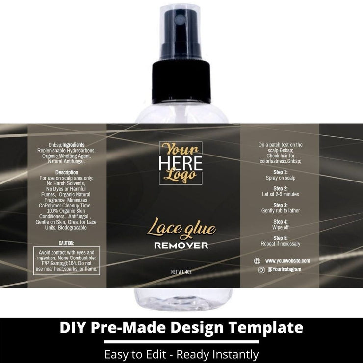 Lace Glue Remover Template 171