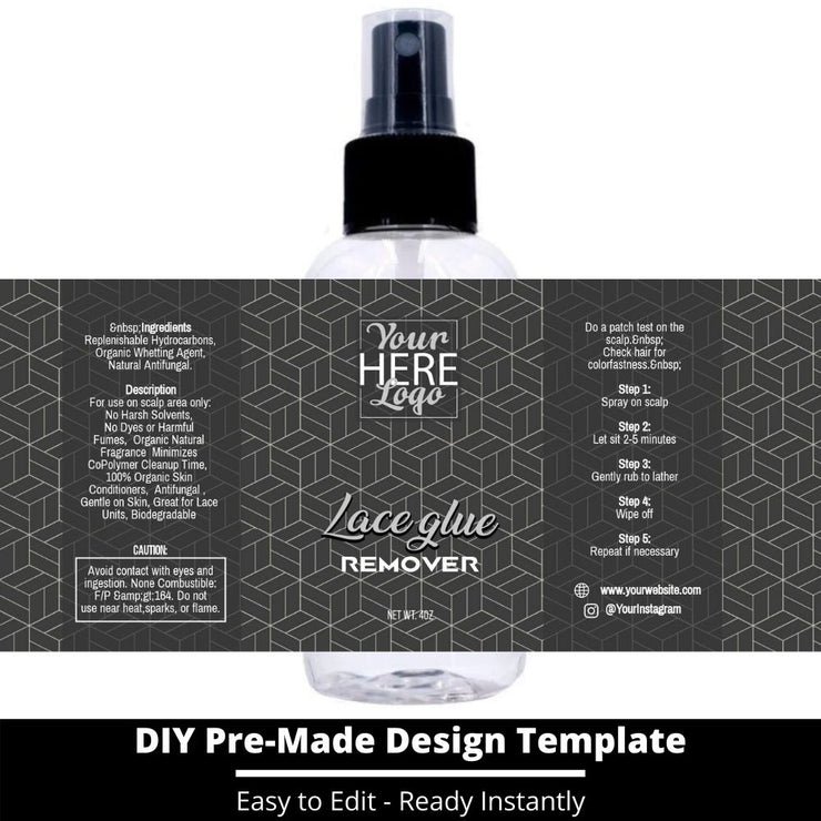 Lace Glue Remover Template 179