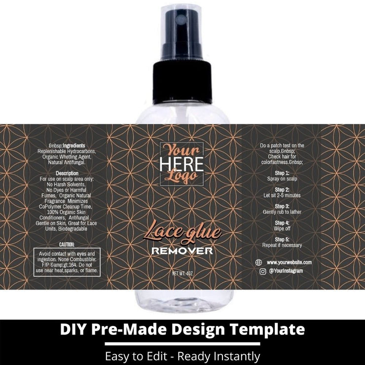 Lace Glue Remover Template 182