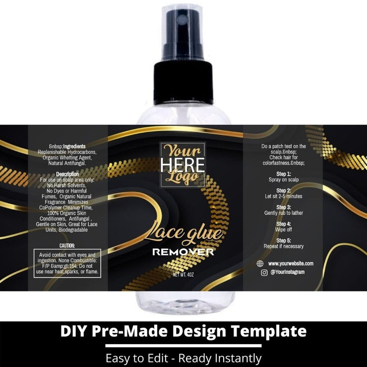 Lace Glue Remover Template 185