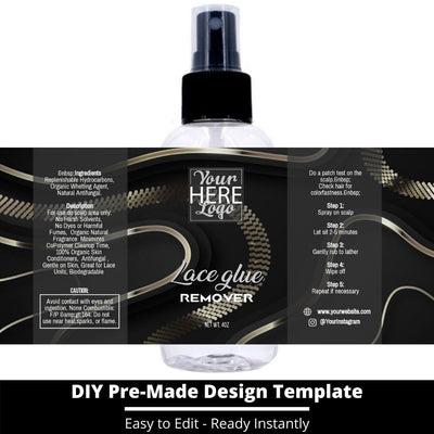 Lace Glue Remover Template 186