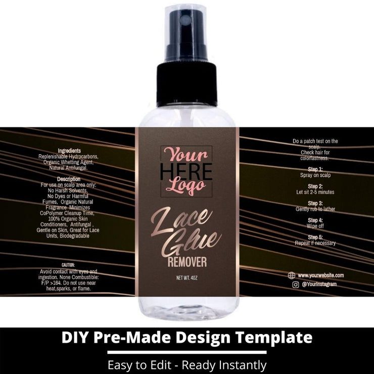 Lace Glue Remover Template 18