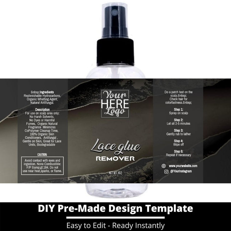 Lace Glue Remover Template 192