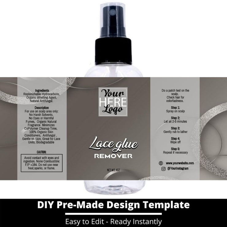 Lace Glue Remover Template 195