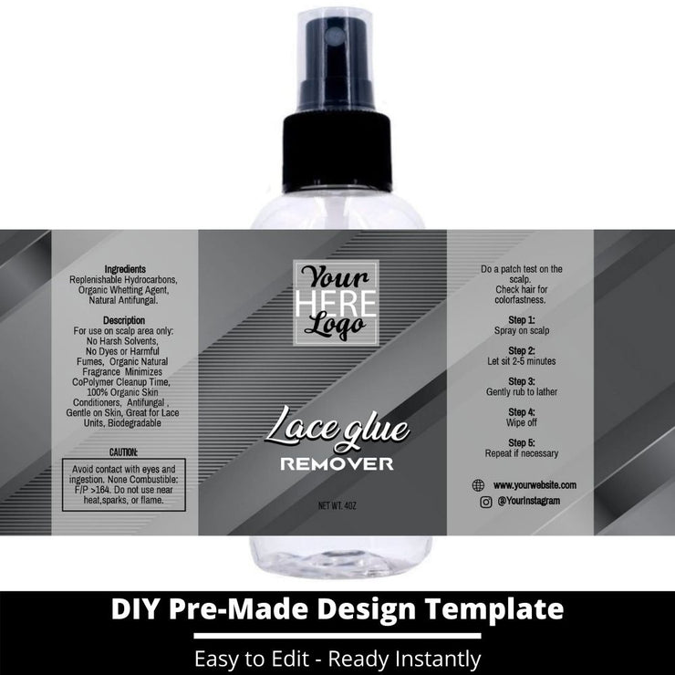 Lace Glue Remover Template 198
