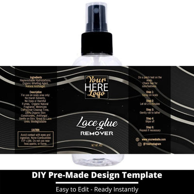 Lace Glue Remover Template 201