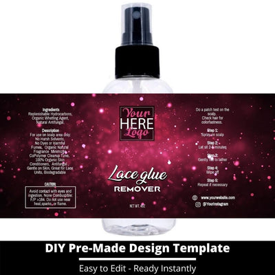 Lace Glue Remover Template 206