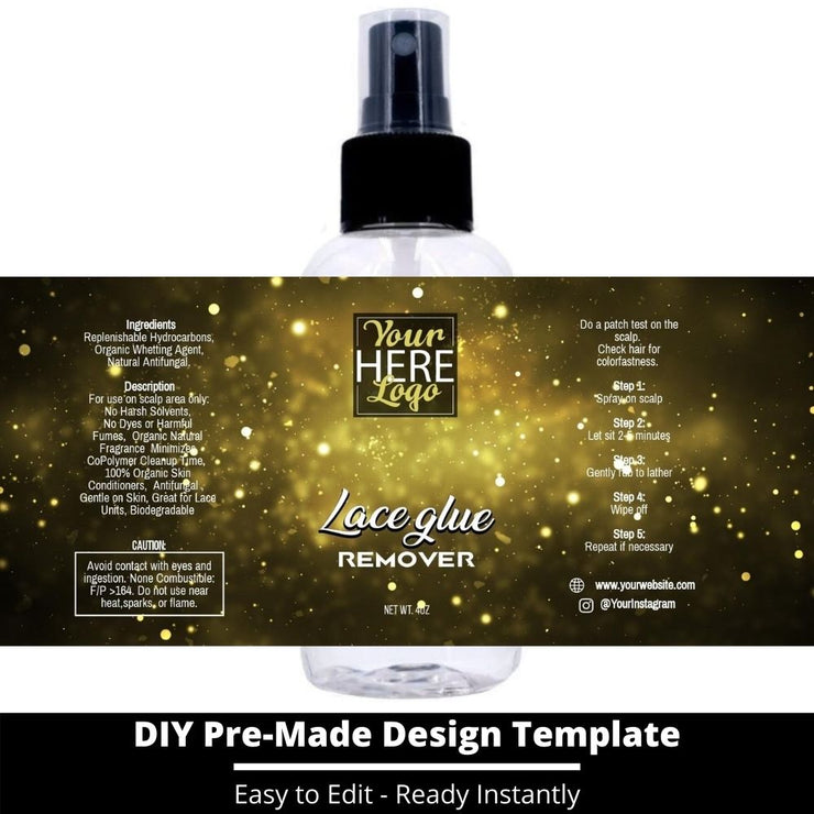 Lace Glue Remover Template 207