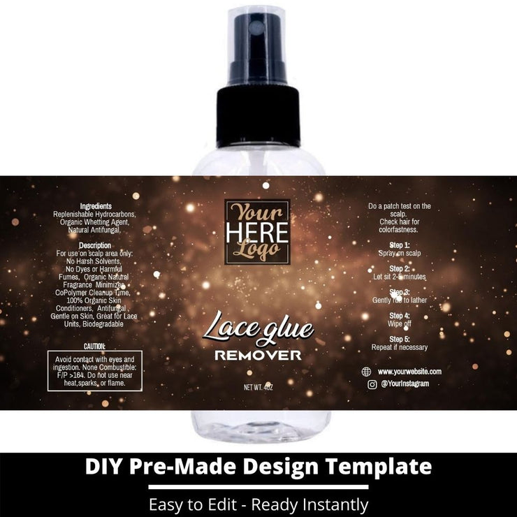 Lace Glue Remover Template 208