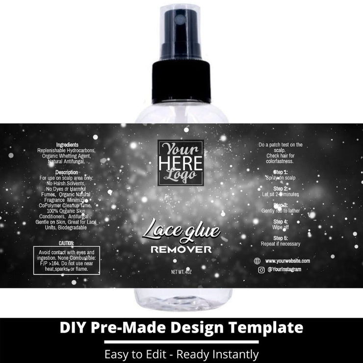 Lace Glue Remover Template 209