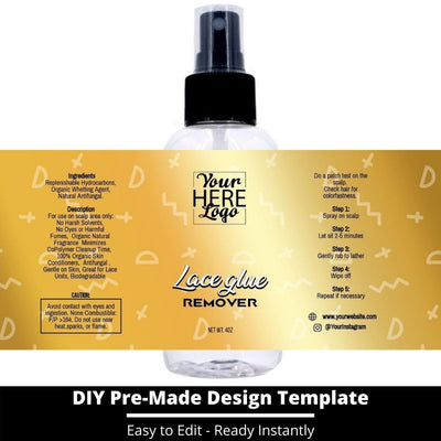 Lace Glue Remover Template 210